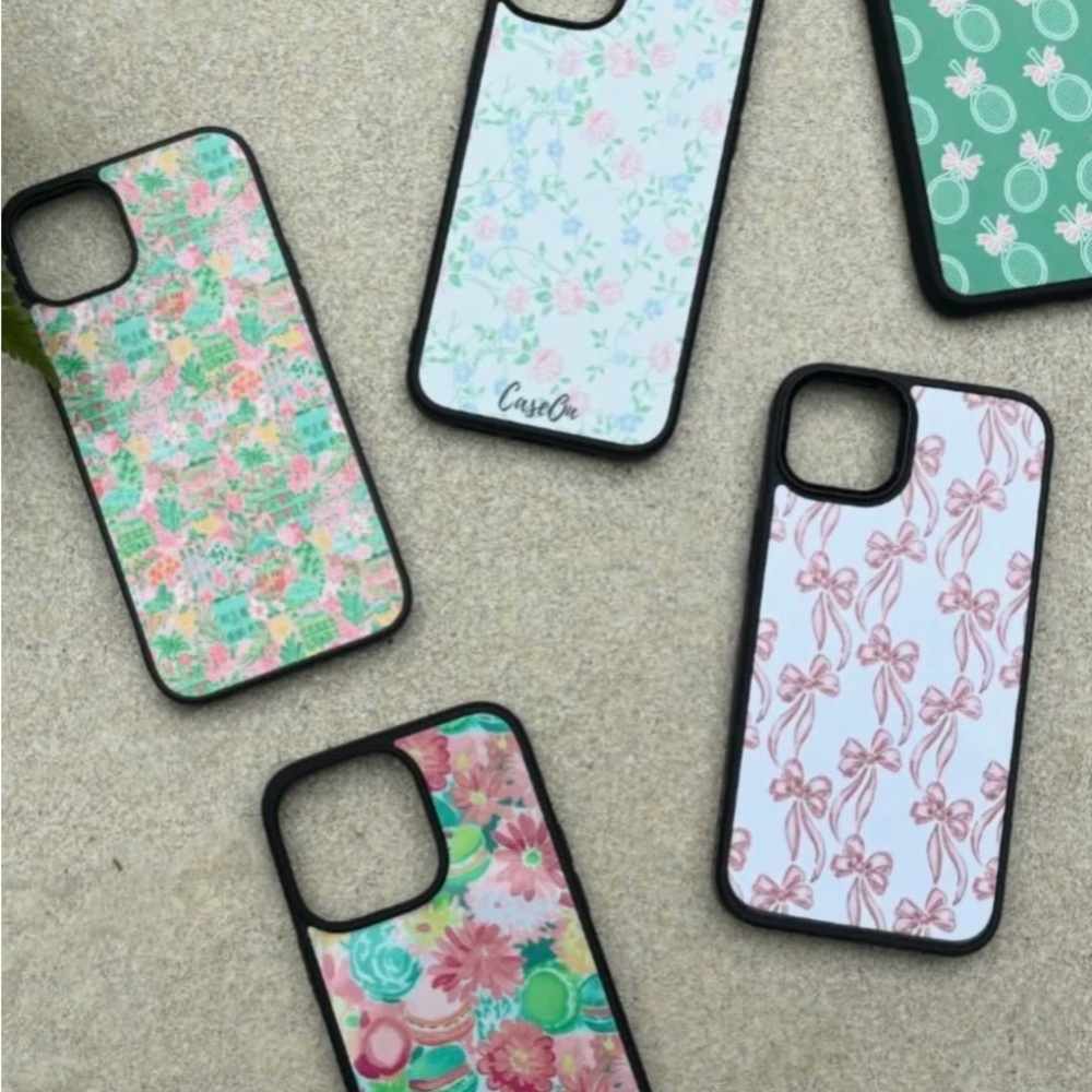 Pink Bow Pattern Phone Case - Picture 3 of 3